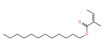Dodecyl (Z)-2-methyl-2-butenoate